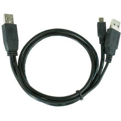 Gembird CCP-USB22-AM5P-3 - USB-kabel - mini USB type B (M) naar USB (M) - 90 cm - gevormd - zwart Gembird CCP-USB22-AM5P-3 - USB-kabel - mini USB type B (M) naar USB (M) - 90 cm - gevormd - zwart