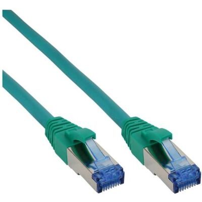 InLine - Verbindingskabel - RJ-45 (M) naar RJ-45 (M) - 5 m - screened shielded twisted pair (SSTP) - CAT 6a - halogeenvrij - groen InLine - Verbindingskabel - RJ-45 (M) naar RJ-45 (M) - 5 m - screened shielded twisted pair (SSTP) - CAT 6a - halogeenvrij - groen