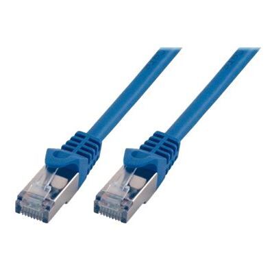 MCL Eco - Verbindingskabel - RJ-45 (M) naar RJ-45 (M) - 5 m - foiled unshielded twisted pair (F/UTP) - CAT 6 - gevormd, zonder haken, met strengen - blauw MCL Eco - Verbindingskabel - RJ-45 (M) naar RJ-45 (M) - 5 m - foiled unshielded twisted pair (F/UTP) - CAT 6 - gevormd, zonder haken, met strengen - blauw