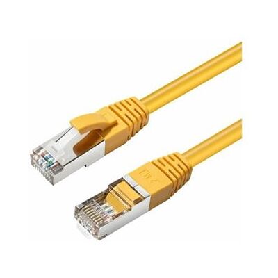 MicroConnect - Netwerkkabel - RJ-45 (M) naar RJ-45 (M) - 1 m - screened shielded twisted pair (SSTP) - CAT 6 - halogeenvrij, met strengen - geel MicroConnect - Netwerkkabel - RJ-45 (M) naar RJ-45 (M) - 1 m - screened shielded twisted pair (SSTP) - CAT 6 - halogeenvrij, met strengen - geel