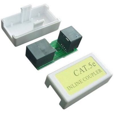 Gembird - Koppelstuk voor netwerk - RJ-45 (V) naar RJ-45 (V) - CAT 5e - wit Gembird - Koppelstuk voor netwerk - RJ-45 (V) naar RJ-45 (V) - CAT 5e - wit