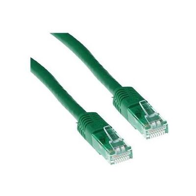 Intronics ACT - Verbindingskabel - RJ-45 (M) naar RJ-45 (M) - 1 m - U/UTP, niet afgeschermd - CAT 6 - gevormd - groen Intronics ACT - Verbindingskabel - RJ-45 (M) naar RJ-45 (M) - 1 m - U/UTP, niet afgeschermd - CAT 6 - gevormd - groen