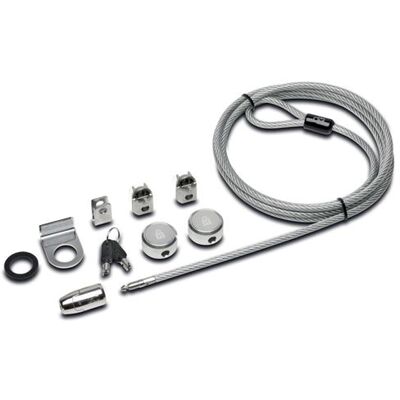 Kensington Locking Kit - Beveiligingskabelslot - zilver - 2.44 m - TAA Compliant - voor Apple Pro Display XDR Kensington Locking Kit - Beveiligingskabelslot - zilver - 2.44 m - TAA Compliant - voor Apple Pro Display XDR