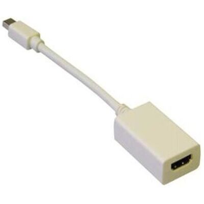 MCL CG-292CZ - Videoadapter - Mini DisplayPort male naar HDMI female - 22 cm - wit MCL CG-292CZ - Videoadapter - Mini DisplayPort male naar HDMI female - 22 cm - wit