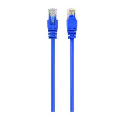 Gembird - Verbindingskabel - RJ-45 (M) naar RJ-45 (M) - 1.5 m - UTP - CAT 5e - gevormd, zonder haken - blauw Gembird - Verbindingskabel - RJ-45 (M) naar RJ-45 (M) - 1.5 m - UTP - CAT 5e - gevormd, zonder haken - blauw