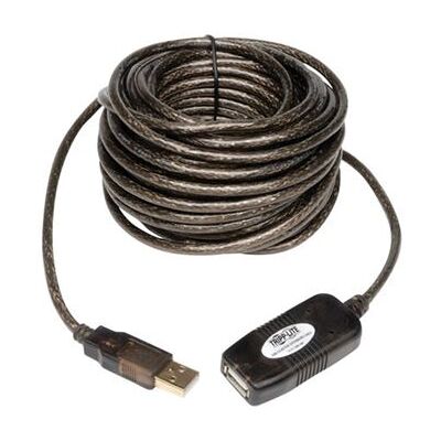 Eaton Tripp Lite Series 10M USB 2.0 Hi-Speed Active Extension Repeater Cable USB-A M/F 33' 33ft 10 Meter - USB-verlengkabel - USB (M) naar USB (V) - USB 2.0 - 10 m - actief - grijs Eaton Tripp Lite Series 10M USB 2.0 Hi-Speed Active Extension Repeater Cable USB-A M/F 33' 33ft 10 Meter - USB-verlengkabel - USB (M) naar USB (V) - USB 2.0 - 10 m - actief - grijs