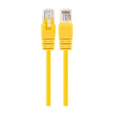Gembird - Verbindingskabel - RJ-45 (M) naar RJ-45 (M) - 50 cm - UTP - CAT 5e - gevormd - geel Gembird - Verbindingskabel - RJ-45 (M) naar RJ-45 (M) - 50 cm - UTP - CAT 5e - gevormd - geel