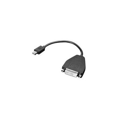 Lenovo - DisplayPort-adapter - Mini DisplayPort naar DVI-D - 20 cm - voor ThinkPad Edge E431; E531 Lenovo - DisplayPort-adapter - Mini DisplayPort naar DVI-D - 20 cm - voor ThinkPad Edge E431; E531
