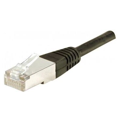 Dexlan exertis Connect - Verbindingskabel - RJ-45 (M) naar RJ-45 (M) - 50 cm - foiled unshielded twisted pair (F/UTP) - CAT 6 - binnen, gevormd - zwart Dexlan exertis Connect - Verbindingskabel - RJ-45 (M) naar RJ-45 (M) - 50 cm - foiled unshielded twisted pair (F/UTP) - CAT 6 - binnen, gevormd - zwart