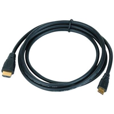 Gembird Cablexpert CC-HDMI4C-6 - HDMI-kabel met ethernet - 19 pin mini HDMI Type C male naar HDMI male - 1.8 m - 4K ondersteuning Gembird Cablexpert CC-HDMI4C-6 - HDMI-kabel met ethernet - 19 pin mini HDMI Type C male naar HDMI male - 1.8 m - 4K ondersteuning