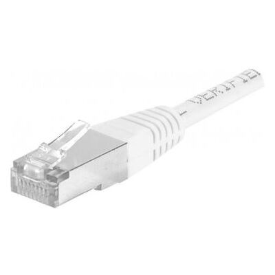 deXlan - Verbindingskabel - RJ-45 (M) naar RJ-45 (M) - 5 m - SFTP - CAT 6a - gevormd - wit deXlan - Verbindingskabel - RJ-45 (M) naar RJ-45 (M) - 5 m - SFTP - CAT 6a - gevormd - wit