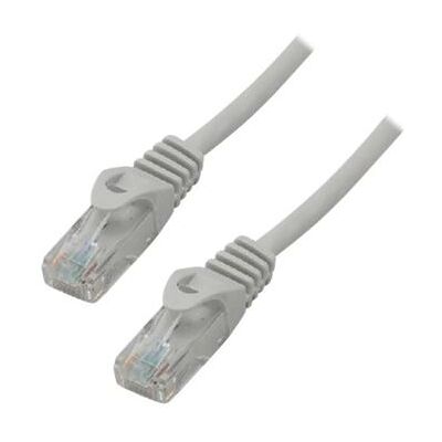 MCL - Verbindingskabel - RJ-45 (M) naar RJ-45 (M) - 10 m - UTP - CAT 6 - gevormd, zonder haken, met strengen - grijs MCL - Verbindingskabel - RJ-45 (M) naar RJ-45 (M) - 10 m - UTP - CAT 6 - gevormd, zonder haken, met strengen - grijs