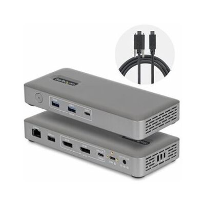 Startech - Dockingstation - USB4 / Thunderbolt 4 / Thunderbolt 5 - 2 x DP - 1GbE, 2.5GbE - 100 watt - Europa, Verenigd Koninkrijk Startech - Dockingstation - USB4 / Thunderbolt 4 / Thunderbolt 5 - 2 x DP - 1GbE, 2.5GbE - 100 watt - Europa, Verenigd Koninkrijk