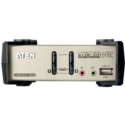 Aten technology ATEN CS1732B - KVM / audio / USB switch - 2 x KVM / audio / USB - 1 lokale gebruiker - desktop - gelijkstroom Aten technology ATEN CS1732B - KVM / audio / USB switch - 2 x KVM / audio / USB - 1 lokale gebruiker - desktop - gelijkstroom