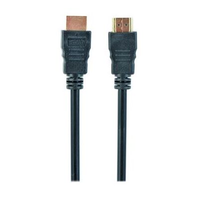 Gembird CC-HDMI4-0.5M - HDMI-kabel met ethernet - HDMI male naar HDMI male - 50 cm - shielded twisted pair (STP) - zwart Gembird CC-HDMI4-0.5M - HDMI-kabel met ethernet - HDMI male naar HDMI male - 50 cm - shielded twisted pair (STP) - zwart