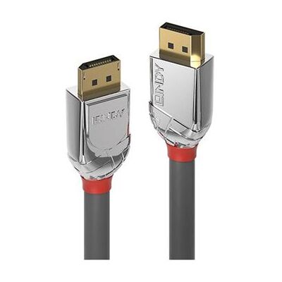 Lindy CROMO - DisplayPort kabel - DisplayPort (M) naar DisplayPort (M) - DisplayPort 1.2 - 3 m - rond, 4K ondersteuning - grijs Lindy CROMO - DisplayPort kabel - DisplayPort (M) naar DisplayPort (M) - DisplayPort 1.2 - 3 m - rond, 4K ondersteuning - grijs