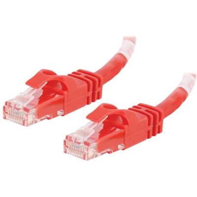 Cables to go C2G Cat6 Booted Unshielded (UTP) Crossover Patch Cable - Kruiskabel - RJ-45 (M) naar RJ-45 (M) - 2 m - UTP - CAT 6 - gevormd, zonder haken, met strengen - rood Cables to go C2G Cat6 Booted Unshielded (UTP) Crossover Patch Cable - Kruiskabel - RJ-45 (M) naar RJ-45 (M) - 2 m - UTP - CAT 6 - gevormd, zonder haken, met strengen - rood