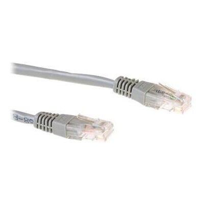 Intronics ACT - Verbindingskabel - RJ-45 (M) naar RJ-45 (M) - 3 m - UTP - CAT 6a - grijs, RAL 7045 Intronics ACT - Verbindingskabel - RJ-45 (M) naar RJ-45 (M) - 3 m - UTP - CAT 6a - grijs, RAL 7045