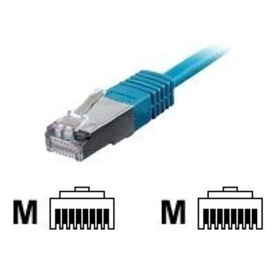 Digital data communications equip - Verbindingskabel - RJ-45 (M) naar RJ-45 (M) - 2 m - SFTP - CAT 6a - halogeenvrij, gevormd, met strengen - blauw Digital data communications equip - Verbindingskabel - RJ-45 (M) naar RJ-45 (M) - 2 m - SFTP - CAT 6a - halogeenvrij, gevormd, met strengen - blauw