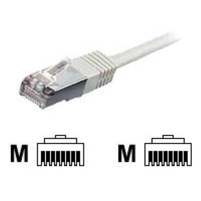 Digital data communications equip - Verbindingskabel - RJ-45 (M) naar RJ-45 (M) - 50 cm - screened shielded twisted pair (SSTP) - CAT 6 - gevormd, met strengen - grijs Digital data communications equip - Verbindingskabel - RJ-45 (M) naar RJ-45 (M) - 50 cm - screened shielded twisted pair (SSTP) - CAT 6 - gevormd, met strengen - grijs