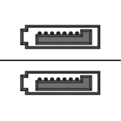 Sharkoon - SATA-kabel - Serial ATA 150/300/600 - SATA (V) naar SATA (V) - 45 cm - vergrendeld, aansluiting 90° - blauw Sharkoon - SATA-kabel - Serial ATA 150/300/600 - SATA (V) naar SATA (V) - 45 cm - vergrendeld, aansluiting 90° - blauw