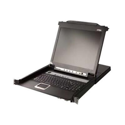 Aten technology ATEN Slideaway CL5716M - KVM-console - 17" - bevestigbaar in rack - 1280 x 1024 @ 75 Hz - 1U Aten technology ATEN Slideaway CL5716M - KVM-console - 17" - bevestigbaar in rack - 1280 x 1024 @ 75 Hz - 1U