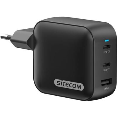 Sitecom USB Lader GaN Power Delivery 100W Zwart Sitecom USB Lader GaN Power Delivery 100W Zwart