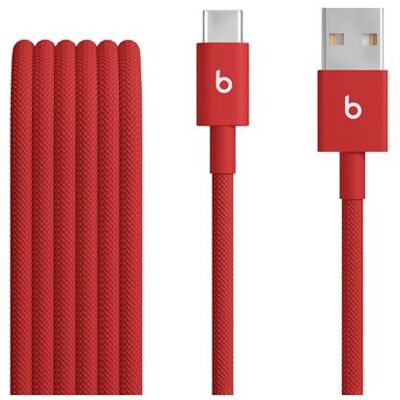 Beats Kabel USB-A naar USB-C 1,5 m Rood voor iPhone Beats Kabel USB-A naar USB-C 1,5 m Rood voor iPhone