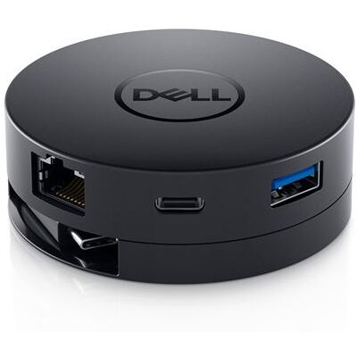 Dell Adapter USB-C 6-in-1 DA300 Zwart Dell Adapter USB-C 6-in-1 DA300 Zwart