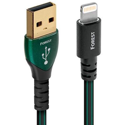 Audioquest Lightning USB-A Boskabel 1,5 m Groen en Zwart Audioquest Lightning USB-A Boskabel 1,5 m Groen en Zwart