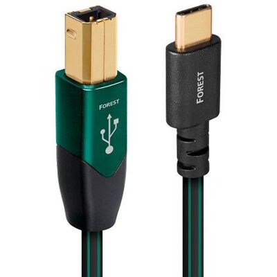 USB Type-C kabel Audioquest Forest 1,5 m Zwart USB Type-C kabel Audioquest Forest 1,5 m Zwart