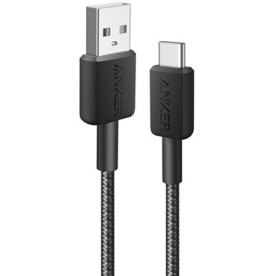 Anker Gevlochten Kabel USB-A naar USB-C 1.8 m Zwart Anker Gevlochten Kabel USB-A naar USB-C 1.8 m Zwart