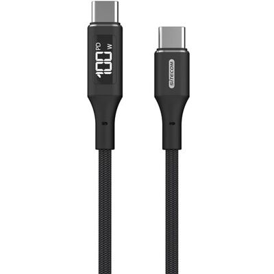 Sitecom USB-C naar USB-C Voedingskabel 1,5m met LED-indicatie Zwart Sitecom USB-C naar USB-C Voedingskabel 1,5m met LED-indicatie Zwart