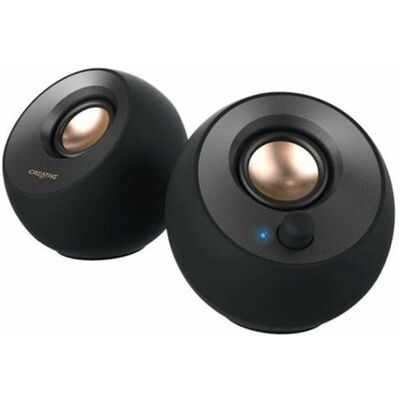 Creatieve Labs Creative Pebble V2 - Luidsprekers - voor PC - 8 Watt (Totaal) - zwart Creatieve Labs Creative Pebble V2 - Luidsprekers - voor PC - 8 Watt (Totaal) - zwart