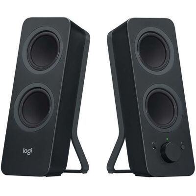 Logitech Z207 - Luidsprekers - voor PC - 2.0-kanaal - draadloos - Bluetooth - 5 watt (Totaal) - zwart Logitech Z207 - Luidsprekers - voor PC - 2.0-kanaal - draadloos - Bluetooth - 5 watt (Totaal) - zwart