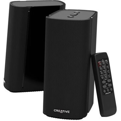 Creative Desktop Luidsprekers T100 Hi-Fi 2.0 Zwart Creative Desktop Luidsprekers T100 Hi-Fi 2.0 Zwart