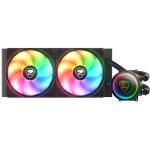 COUGAR POSEIDON ELITE ARGB - Vloeistofkoelsysteem processor - afmeting radiator: 240 mm - (voor: LGA1851, LGA115x Socket, LGA1200, LGA1366, LGA1700, AM2, AM3, AM4, AM5, FM1, FM2) - koper - 120 mm COUGAR POSEIDON ELITE ARGB - Vloeistofkoelsysteem processor - afmeting radiator: 240 mm - (voor: LGA1851, LGA115x Socket, LGA1200, LGA1366, LGA1700, AM2, AM3, AM4, AM5, FM1, FM2) - koper - 120 mm