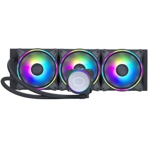 Cooler Master MasterLiquid ML360 Illusion - Vloeistofkoelsysteem processor - afmeting radiator: 360 mm - (voor: LGA2066, LGA2011-3, LGA2011, LGA1200, LGA1151, LGA1150, LGA1155, LGA1156, AM4, AM3+, AM3, AM2+, AM2, FM2+, FM2, FM1) - 120 mm - zwart Cooler Master MasterLiquid ML360 Illusion - Vloeistofkoelsysteem processor - afmeting radiator: 360 mm - (voor: LGA2066, LGA2011-3, LGA2011, LGA1200, LGA1151, LGA1150, LGA1155, LGA1156, AM4, AM3+, AM3, AM2+, AM2, FM2+, FM2, FM1) - 120 mm - zwart