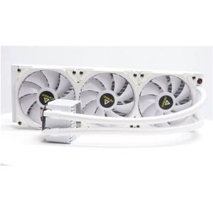 Antec Symphony 360 ARGB - Vloeistofkoelsysteem processor - afmeting radiator: 360 mm - (voor: LGA1200, LGA1150, LGA1151, LGA1152, LGA1155, LGA1156, LGA1366, LGA2011-3, LGA2066, FM2, FM1, AM3+, AM2+, AM2, AM4) - 120 mm - wit Antec Symphony 360 ARGB - Vloeistofkoelsysteem processor - afmeting radiator: 360 mm - (voor: LGA1200, LGA1150, LGA1151, LGA1152, LGA1155, LGA1156, LGA1366, LGA2011-3, LGA2066, FM2, FM1, AM3+, AM2+, AM2, AM4) - 120 mm - wit