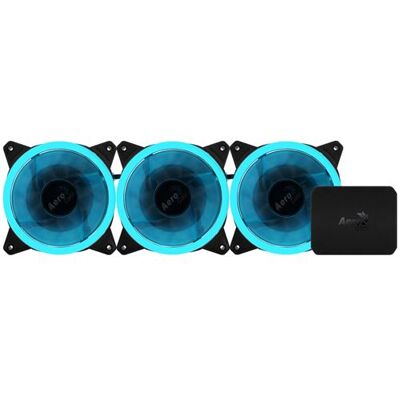 AeroCool Rev RGB Pro - Ventilatieset voor systeemkast - 120 mm AeroCool Rev RGB Pro - Ventilatieset voor systeemkast - 120 mm