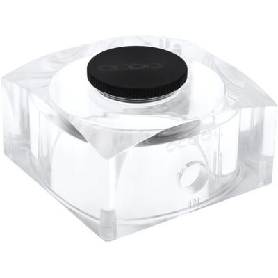 Alphacool Eisdecke DDC/D5 single reservoir - Reservoir voor vloeibaar koelsysteem - transparant Alphacool Eisdecke DDC/D5 single reservoir - Reservoir voor vloeibaar koelsysteem - transparant