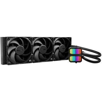 be quiet! Silent Loop 3 - Koeler voor processor - afmeting radiator: 420 mm - (voor: LGA1150, LGA1151, LGA1155, LGA1200, LGA1700, LGA1851, AM4, AM5, TR4, TR5) - koperen voet en vernikkelde aluminium vinnen - 140 mm - zwart be quiet! Silent Loop 3 - Koeler voor processor - afmeting radiator: 420 mm - (voor: LGA1150, LGA1151, LGA1155, LGA1200, LGA1700, LGA1851, AM4, AM5, TR4, TR5) - koperen voet en vernikkelde aluminium vinnen - 140 mm - zwart