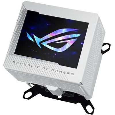 ASUS ROG RYUJIN III - White Edition - vloeistofkoelsysteem CPU waterblok - (voor: LGA1700, LGA1200, LGA115x Socket, AM4, AM5) - koperen koelplaat - wit ASUS ROG RYUJIN III - White Edition - vloeistofkoelsysteem CPU waterblok - (voor: LGA1700, LGA1200, LGA115x Socket, AM4, AM5) - koperen koelplaat - wit