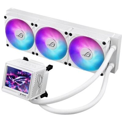 ASUS ROG RYUJIN III - White Edition - vloeistofkoelsysteem CPU waterblok - afmeting radiator: 360 mm - (voor: AM4, AM5, LGA1851, LGA1700, LGA1200, LGA115x Socket) - koperen basis - 120 mm - wit ASUS ROG RYUJIN III - White Edition - vloeistofkoelsysteem CPU waterblok - afmeting radiator: 360 mm - (voor: AM4, AM5, LGA1851, LGA1700, LGA1200, LGA115x Socket) - koperen basis - 120 mm - wit