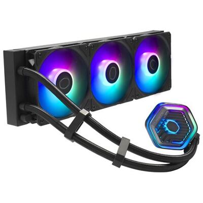 Master Waterkoelingsset CPU Cooler MasterLiquid 360 Atmos Zwart Master Waterkoelingsset CPU Cooler MasterLiquid 360 Atmos Zwart