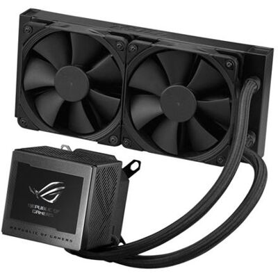 ASUS ROG RYUJIN III 240 - Vloeistofkoelsysteem processor - met lcd-scherm - (voor: LGA115x Socket, LGA1200, LGA1700, AM4, AM5) - koper - 120 mm ASUS ROG RYUJIN III 240 - Vloeistofkoelsysteem processor - met lcd-scherm - (voor: LGA115x Socket, LGA1200, LGA1700, AM4, AM5) - koper - 120 mm