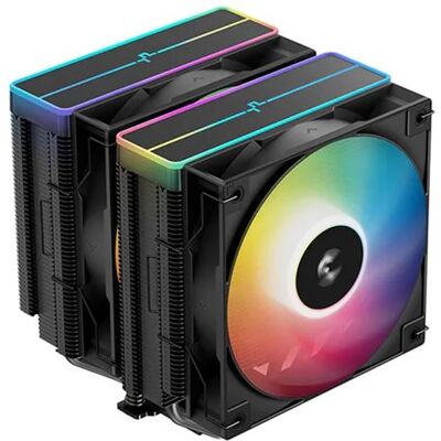 DeepCool PC-ventilator AG620 BK ARGB V2 120 mm Zwart voor behuizing DeepCool PC-ventilator AG620 BK ARGB V2 120 mm Zwart voor behuizing