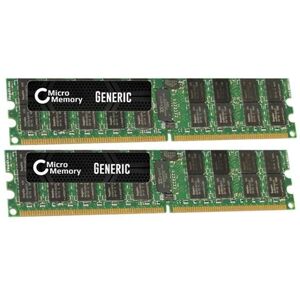 CoreParts - DDR2 - pakket - 8 GB: 2 x 4 GB - DIMM 240-pins - 667 MHz / PC2-5300 - geregistreerd - ECC Chipkill - voor Lenovo System x3455; x3655; x3950 M2 CoreParts - DDR2 - pakket - 8 GB: 2 x 4 GB - DIMM 240-pins - 667 MHz / PC2-5300 - geregistreerd - ECC Chipkill - voor Lenovo System x3455; x3655; x3950 M2