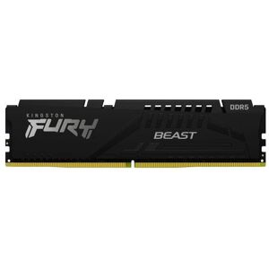 Kingston FURY Beast - DDR5 - module - 8 GB - DIMM 288-PIN - 5600 MHz / PC5-44800 - CL40 - 1.25 V - niet-gebufferd - on-die ECC Kingston FURY Beast - DDR5 - module - 8 GB - DIMM 288-PIN - 5600 MHz / PC5-44800 - CL40 - 1.25 V - niet-gebufferd - on-die ECC