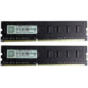 G.Skill NT Series - DDR3 - pakket - 8 GB: 2 x 4 GB - DIMM 240-pins - 1333 MHz / PC3-10600 - CL9 - 1.5 V - niet-gebufferd - niet-ECC G.Skill NT Series - DDR3 - pakket - 8 GB: 2 x 4 GB - DIMM 240-pins - 1333 MHz / PC3-10600 - CL9 - 1.5 V - niet-gebufferd - niet-ECC